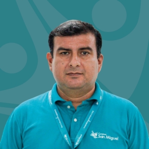 Boris Camargo, Jefe de Negocio MYPE en la Cooperativa de Ahorro y Crédito San Miguel, con polo institucional y fondo corporativo