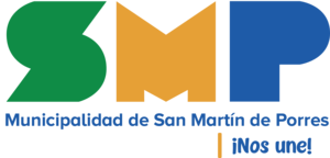 Logo de la Municipalidad de San Martín de Porres, una entidad municipal que trabaja para mejorar la calidad de vida de los ciudadanos en el distrito de San Martín de Porres, Lima, Perú