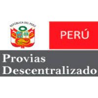 Logo de Provías Descentralizado, unidad del Ministerio de Transportes y Comunicaciones que mejora la infraestructura vial rural en el Perú